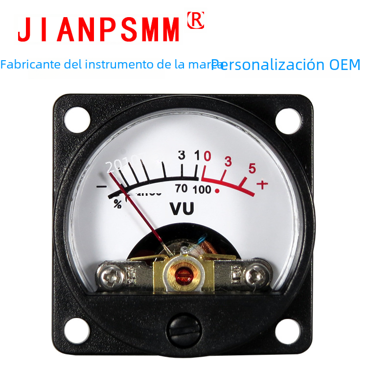 Backlit Level Meter for Amplifier with Accessories