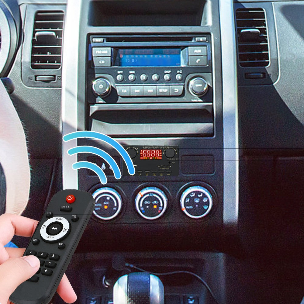 12V Car FM Radio Module with MP3 Player and Decoder