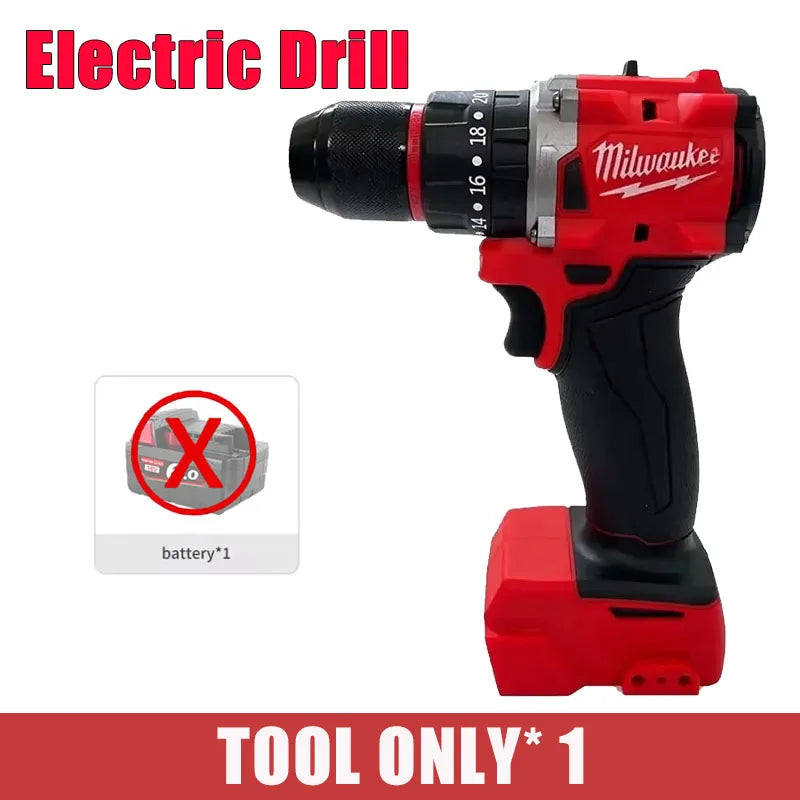 Milwaukee Wireless Brushless Electric Tool High Torque Impact Wrench Impact Driver Angle Grinder Cordless Power Drill Tools