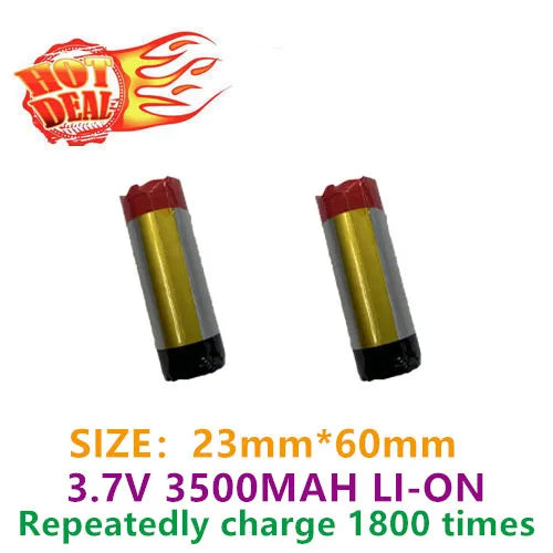 buy more will cheap New full capacity 3.7V high capacity Bluetooth 23600 3500mah cylindrical polymer rechargeable battery