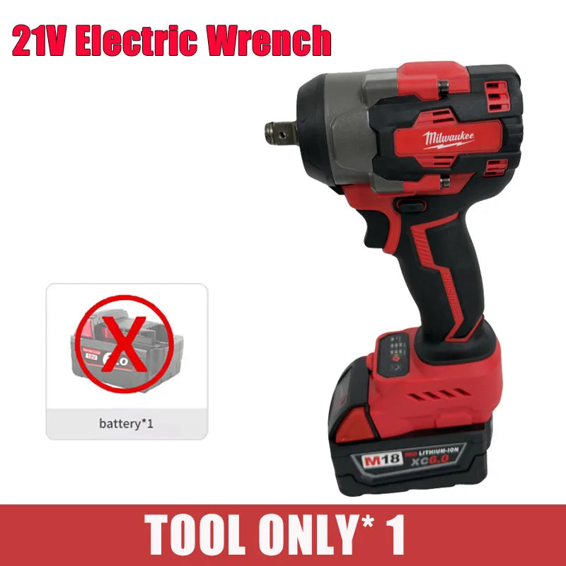 Milwaukee Wireless Brushless Electric Tool High Torque Impact Wrench Impact Driver Angle Grinder Cordless Power Drill Tools
