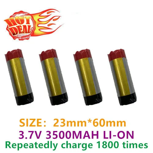 buy more will cheap New full capacity 3.7V high capacity Bluetooth 23600 3500mah cylindrical polymer rechargeable battery