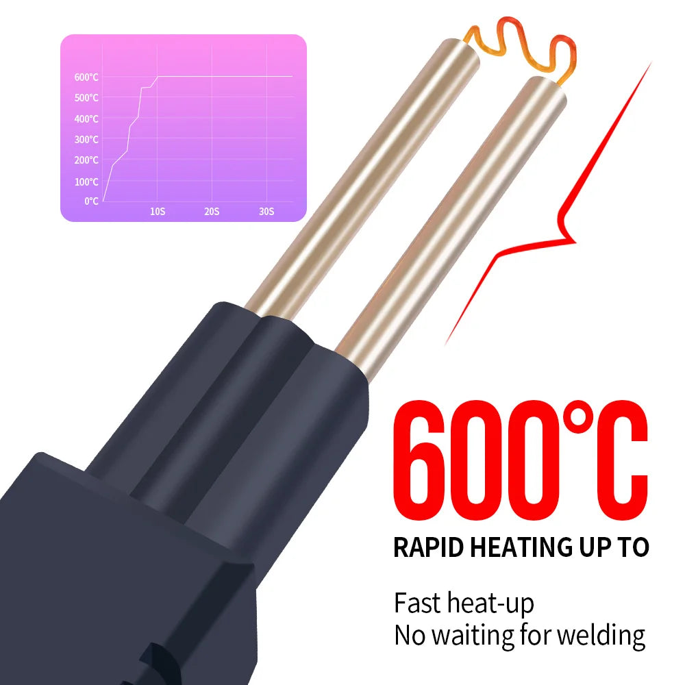 Silverflo 960-V Plastic Welder 50W Hot Stapler Plastic Welding Machine Soldering iron for Plastic Repair Car Bumper Repair Tools
