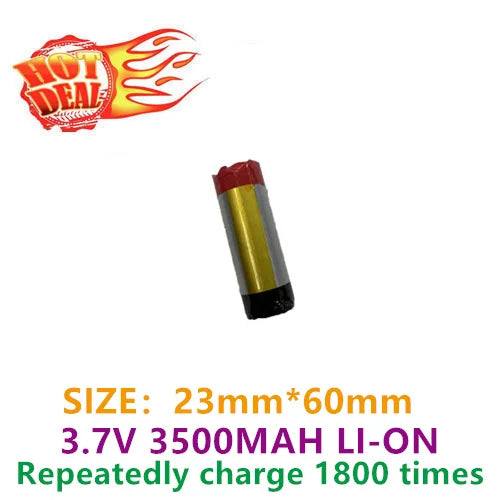 buy more will cheap New full capacity 3.7V high capacity Bluetooth 23600 3500mah cylindrical polymer rechargeable battery