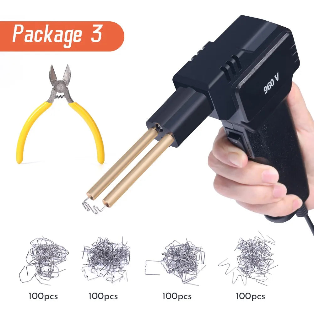 Silverflo 960-V Plastic Welder 50W Hot Stapler Plastic Welding Machine Soldering iron for Plastic Repair Car Bumper Repair Tools