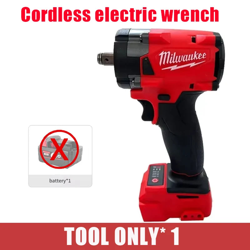 Milwaukee Wireless Brushless Electric Tool High Torque Impact Wrench Impact Driver Angle Grinder Cordless Power Drill Tools