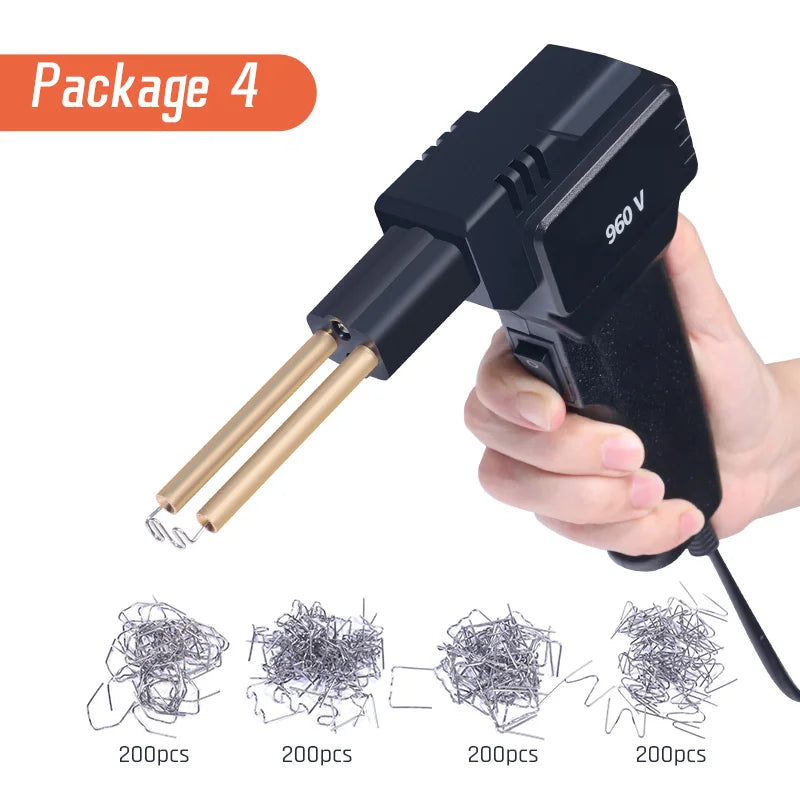 Silverflo 960-V Plastic Welder 50W Hot Stapler Plastic Welding Machine Soldering iron for Plastic Repair Car Bumper Repair Tools