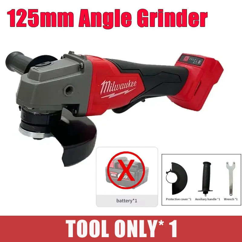 Milwaukee Wireless Brushless Electric Tool High Torque Impact Wrench Impact Driver Angle Grinder Cordless Power Drill Tools